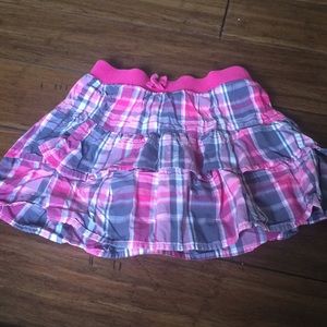 Oshkosh plaid mini skirt
